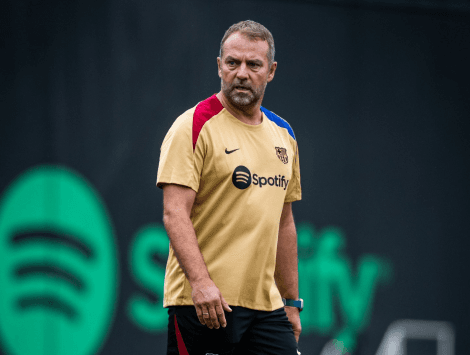 A adaptação de Hansi Flick ao jogo de posição do Barcelona