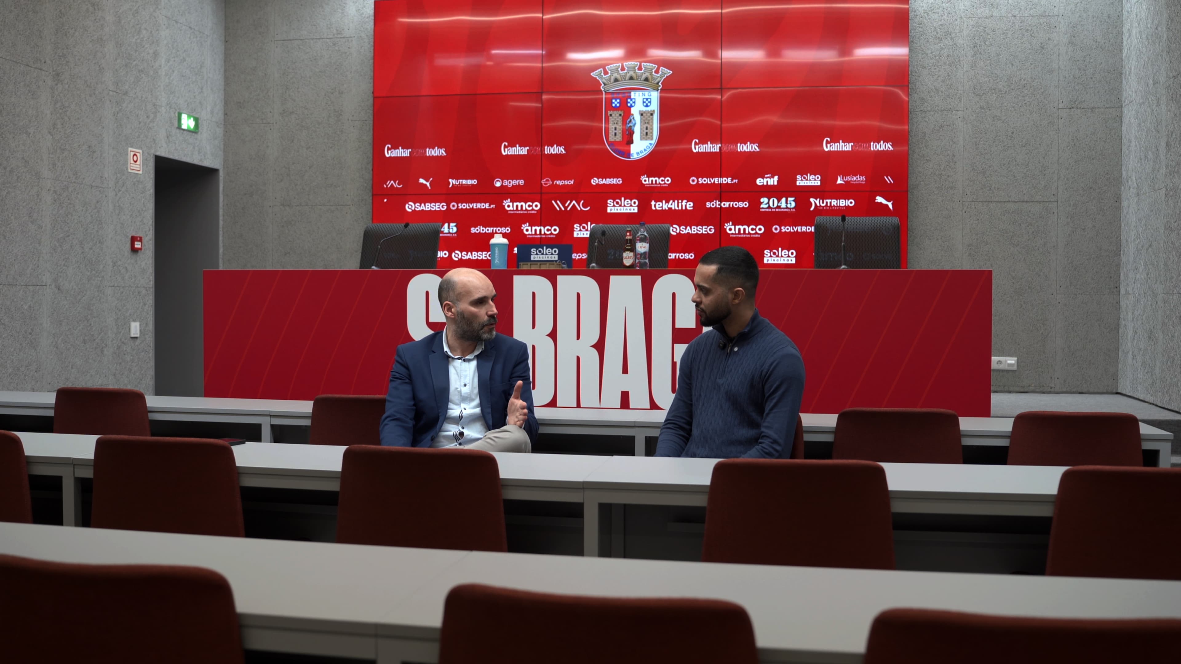 Bastidores do SC Braga, clube parceiro em Portugal